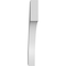 Ekena Millwork 3 1/2-in. W x 24-in. D x 32-in. H Westlake Architectural Grade PVC Knee Brace BRCP035X24X32WTL - alternate 3